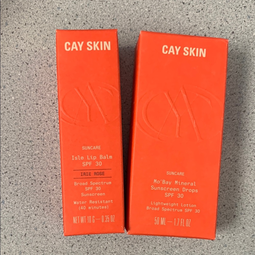 Cay Skin bundle isle lip balm sunscreen spf 30 NEW
